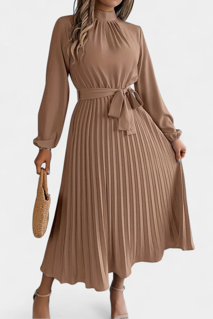 Theresa - Hochkragen-Kleid