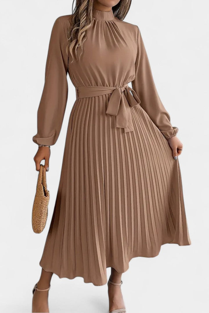 Theresa - Hochkragen-Kleid