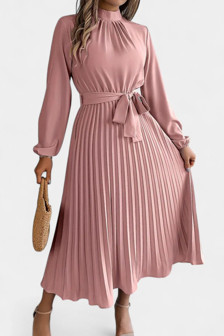 Theresa - Hochkragen-Kleid