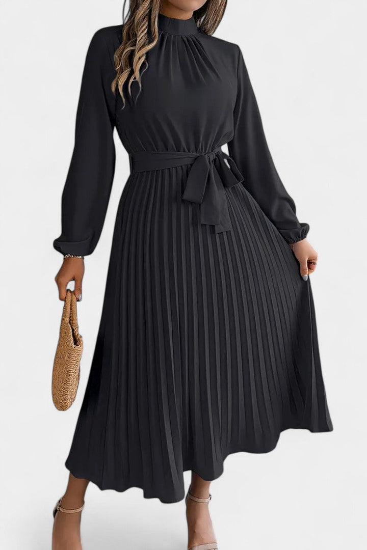 Theresa - Hochkragen-Kleid
