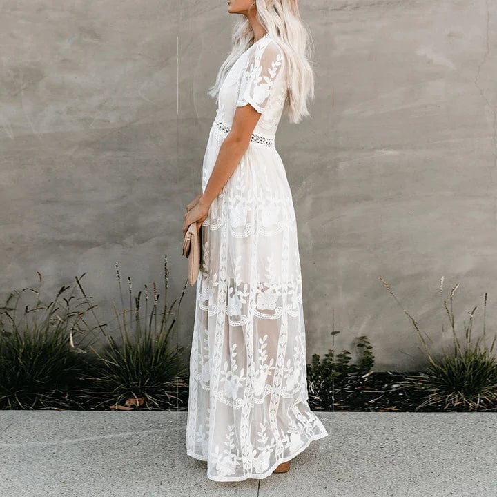 Aniek - Maxi Kanten Ibiza Kleid