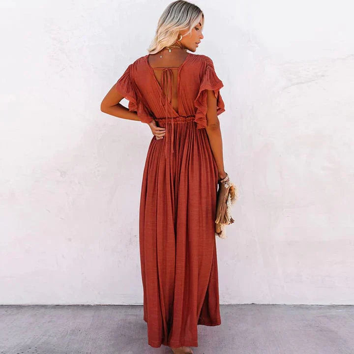 Julie - Lange Strandkleid
