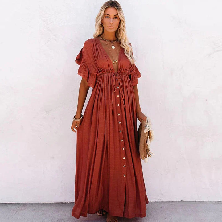 Julie - Lange Strandkleid