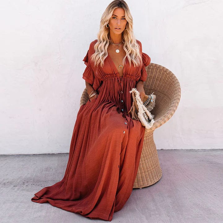 Julie - Lange Strandkleid