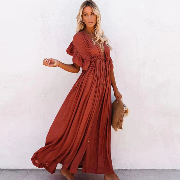 Julie - Lange Strandkleid
