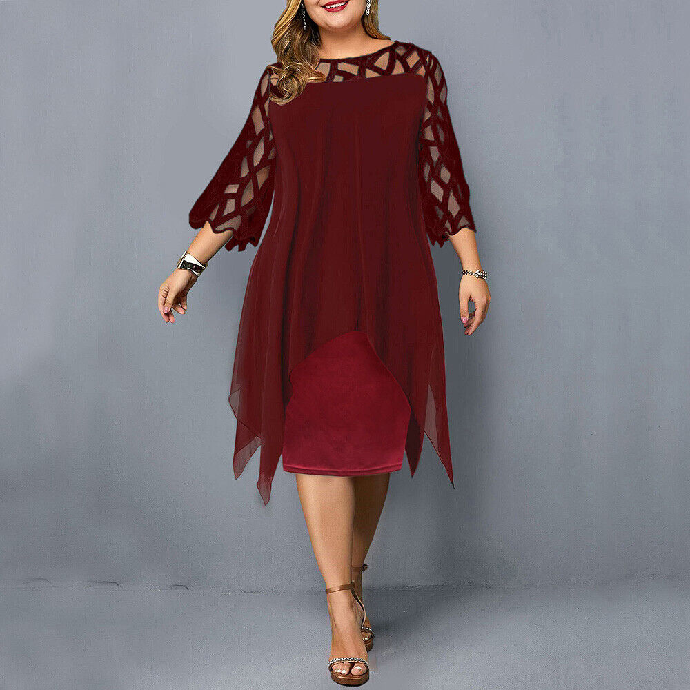 Abelone | Elegantes Oversize-Midikleid