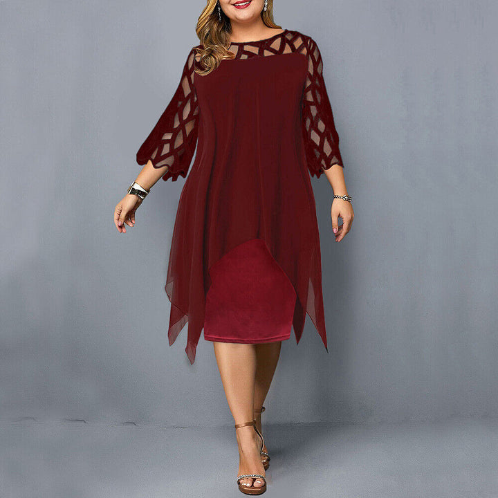 Abelone | Elegantes Oversize-Midikleid