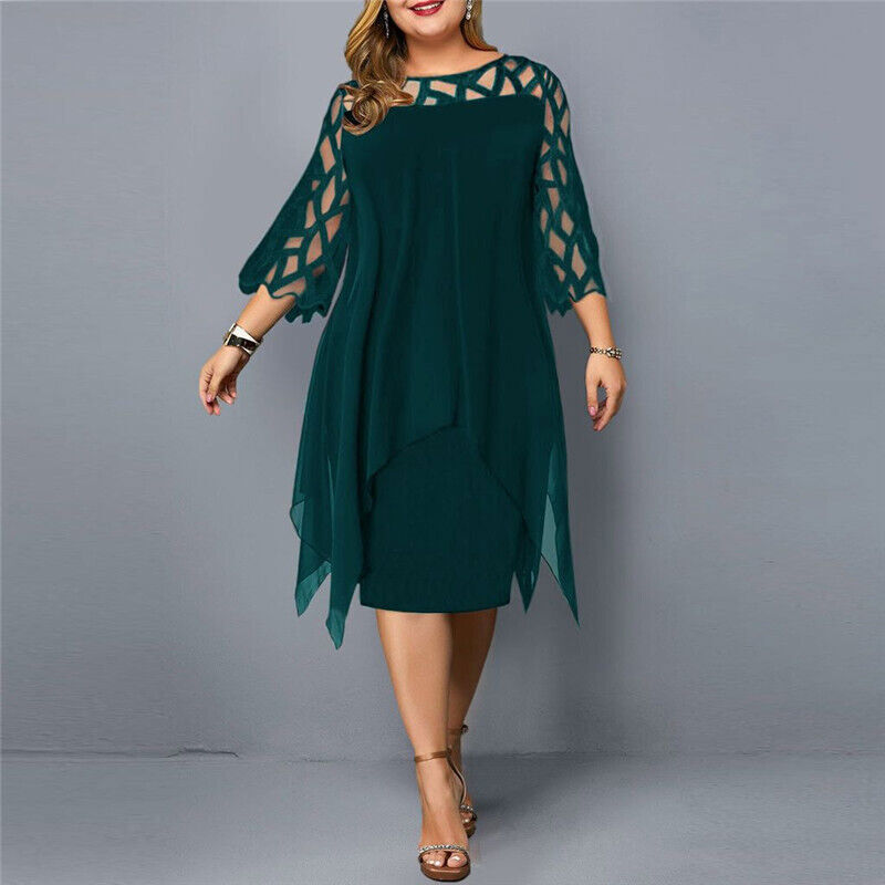 Abelone | Elegantes Oversize-Midikleid
