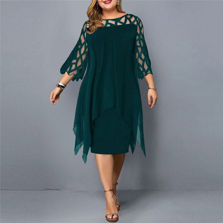 Abelone | Elegantes Oversize-Midikleid