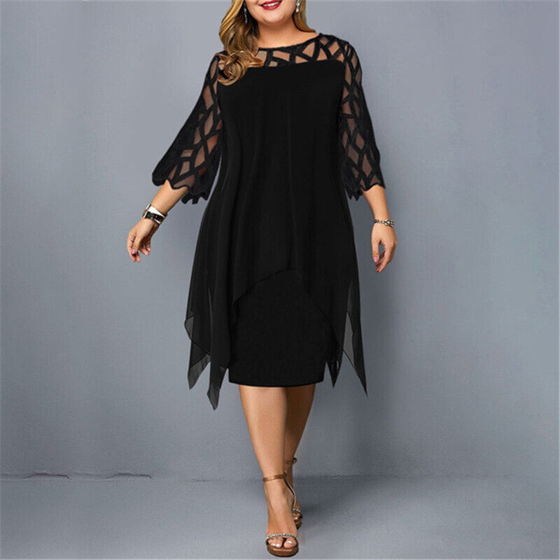 Abelone | Elegantes Oversize-Midikleid