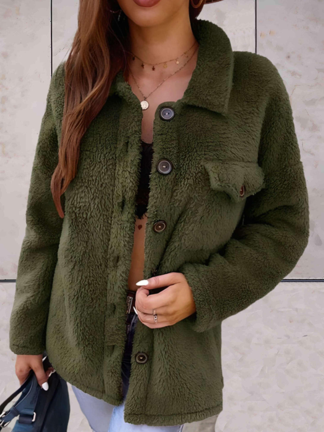 Chloé | Jack mit Polokragen und Knöpfen