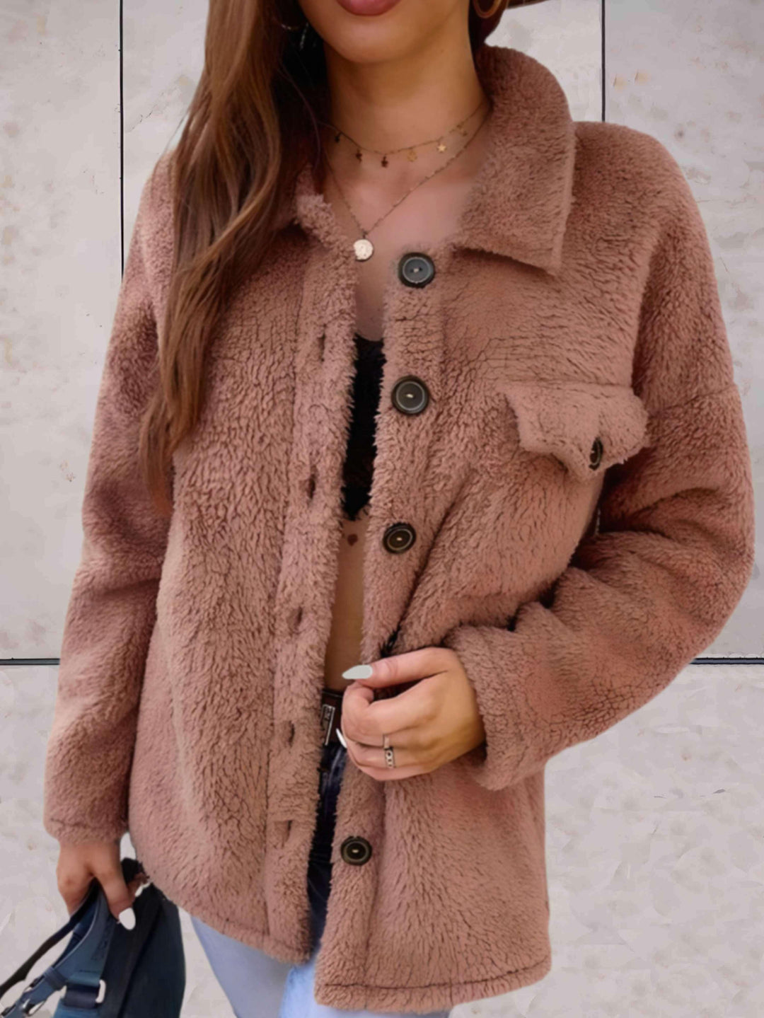 Chloé | Jack mit Polokragen und Knöpfen