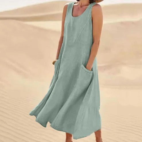 Lena | Kordelkleid mit Taschen