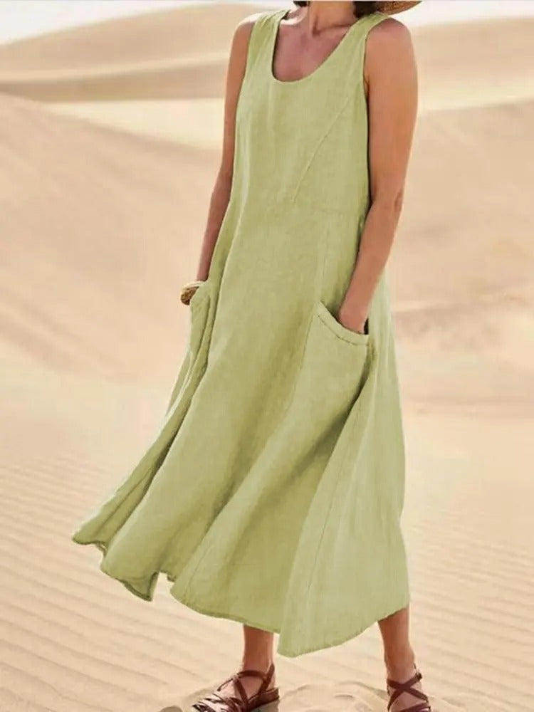 Lena | Kordelkleid mit Taschen