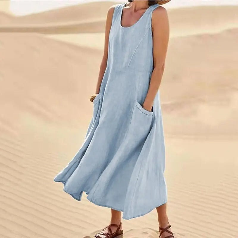 Lena | Kordelkleid mit Taschen