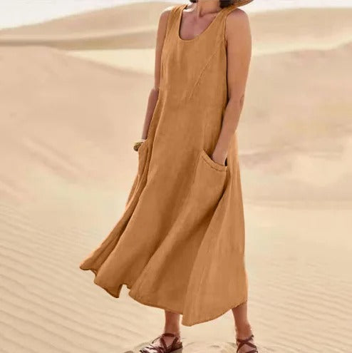 Lena | Kordelkleid mit Taschen