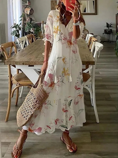 Dianna- Boho Bauchbedeckendes Kleid