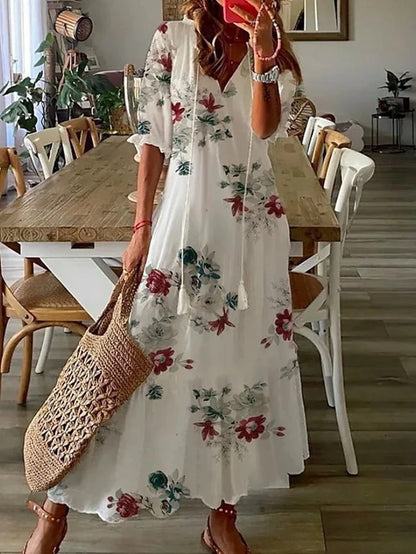 Dianna- Boho Bauchbedeckendes Kleid