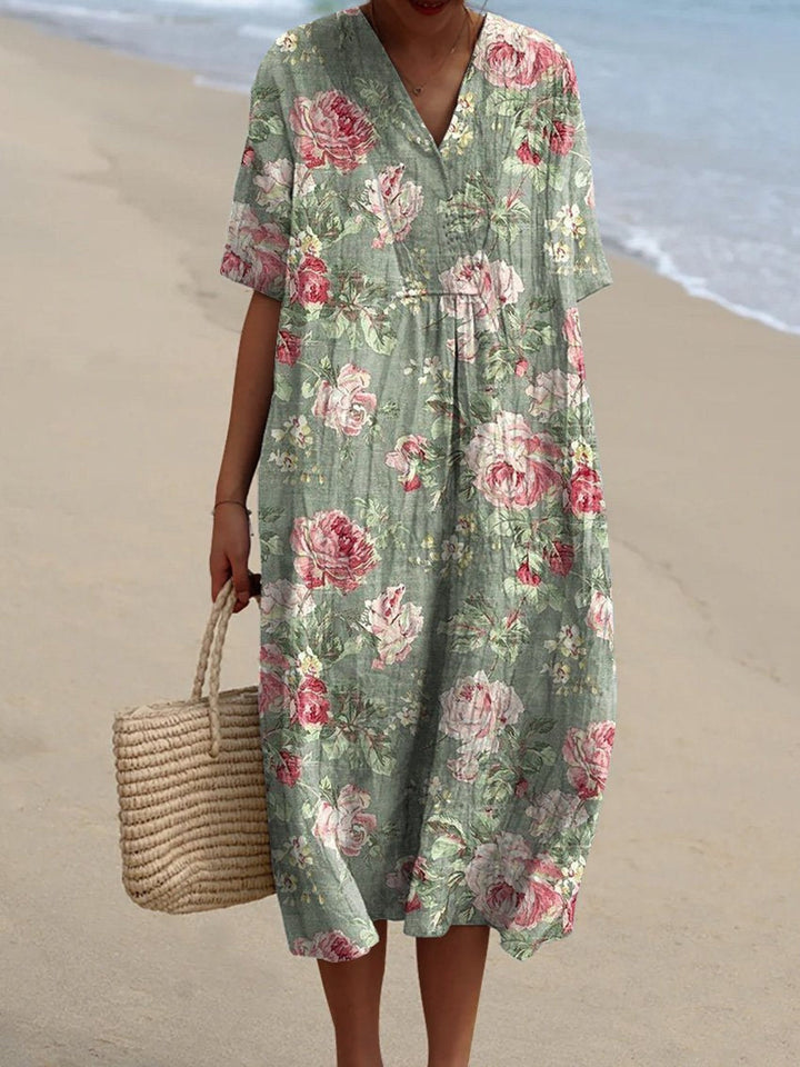 Lina | Vintage Blumen Kleid