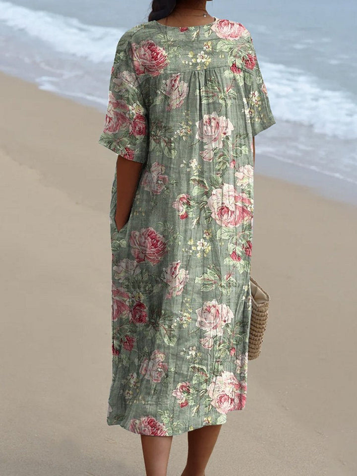 Lina | Vintage Blumen Kleid