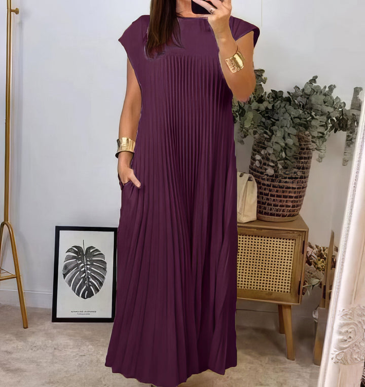 ELEONORA | Plissiertes ärmelloses Kleid, Elegant und zeitlos