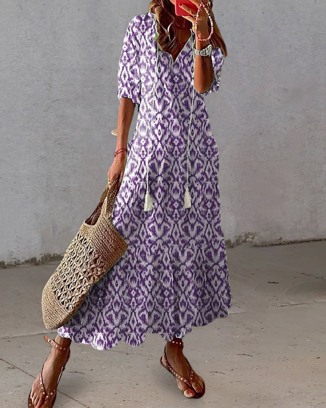 ÉLODIE | Bequemes und schmeichelhaftes Boho-Kleid