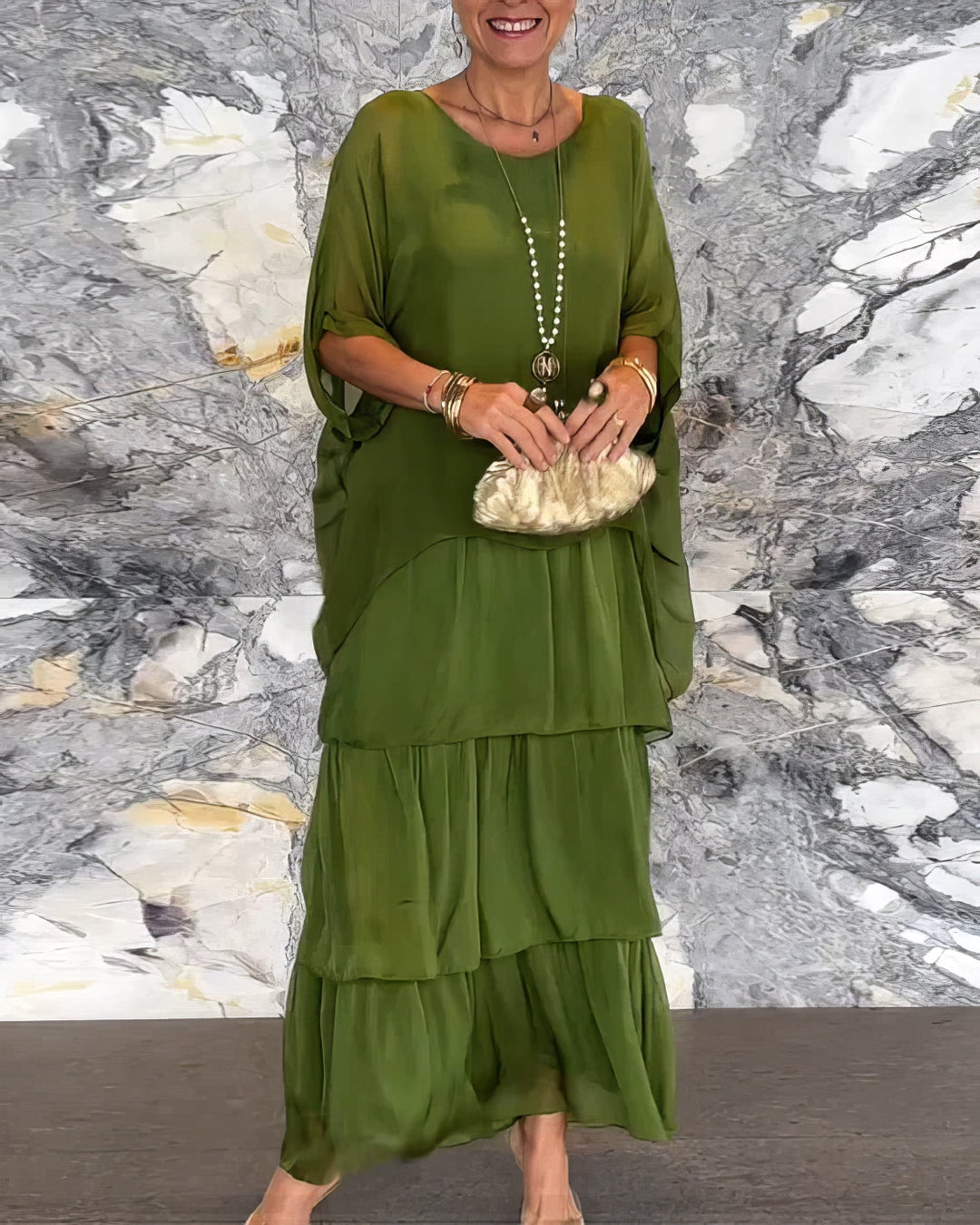 Caroline | Elegantes Maxikleid Bequem für Alle Anlässe