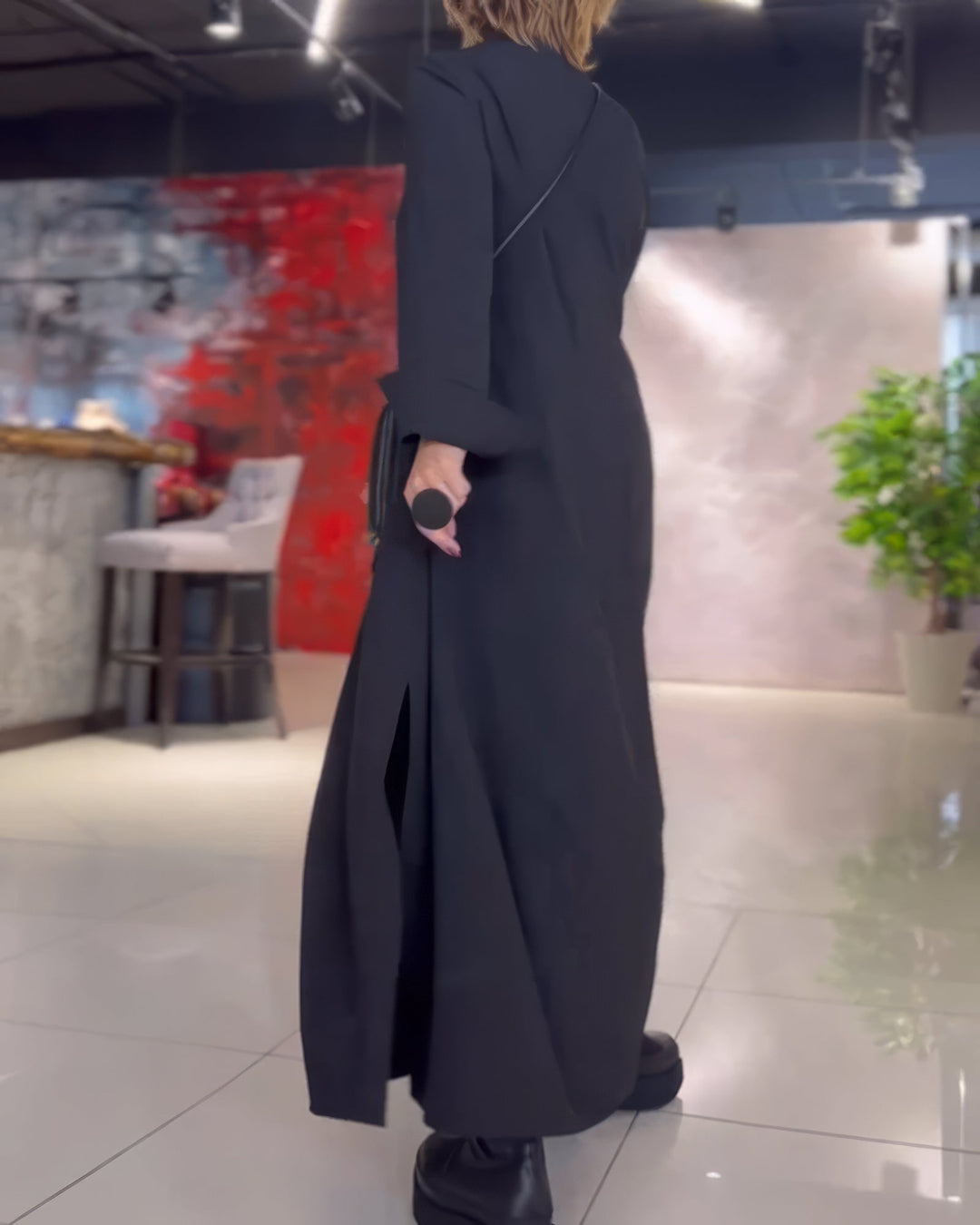 CLAUDIA | Elegantes und Modisches Elastisches Langkleid